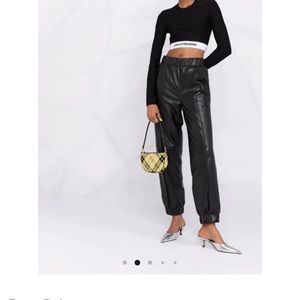 👚 PACO RABANNE Logo Band Cropped Top